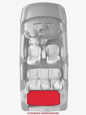 ЭВА коврики «Queen Lux» багажник для BMW X7
